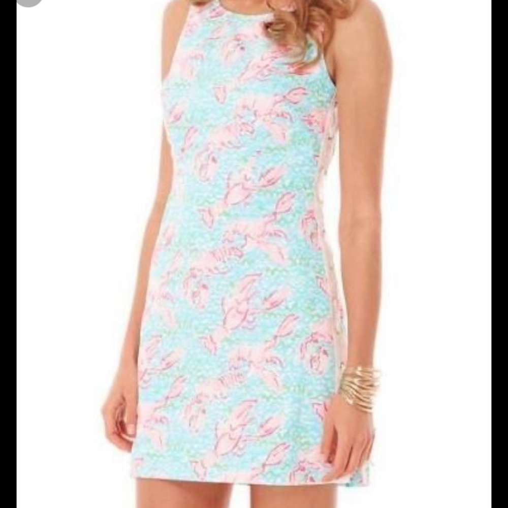 Lilly Pulitzer “Lobstah roll” Delia shift dress
